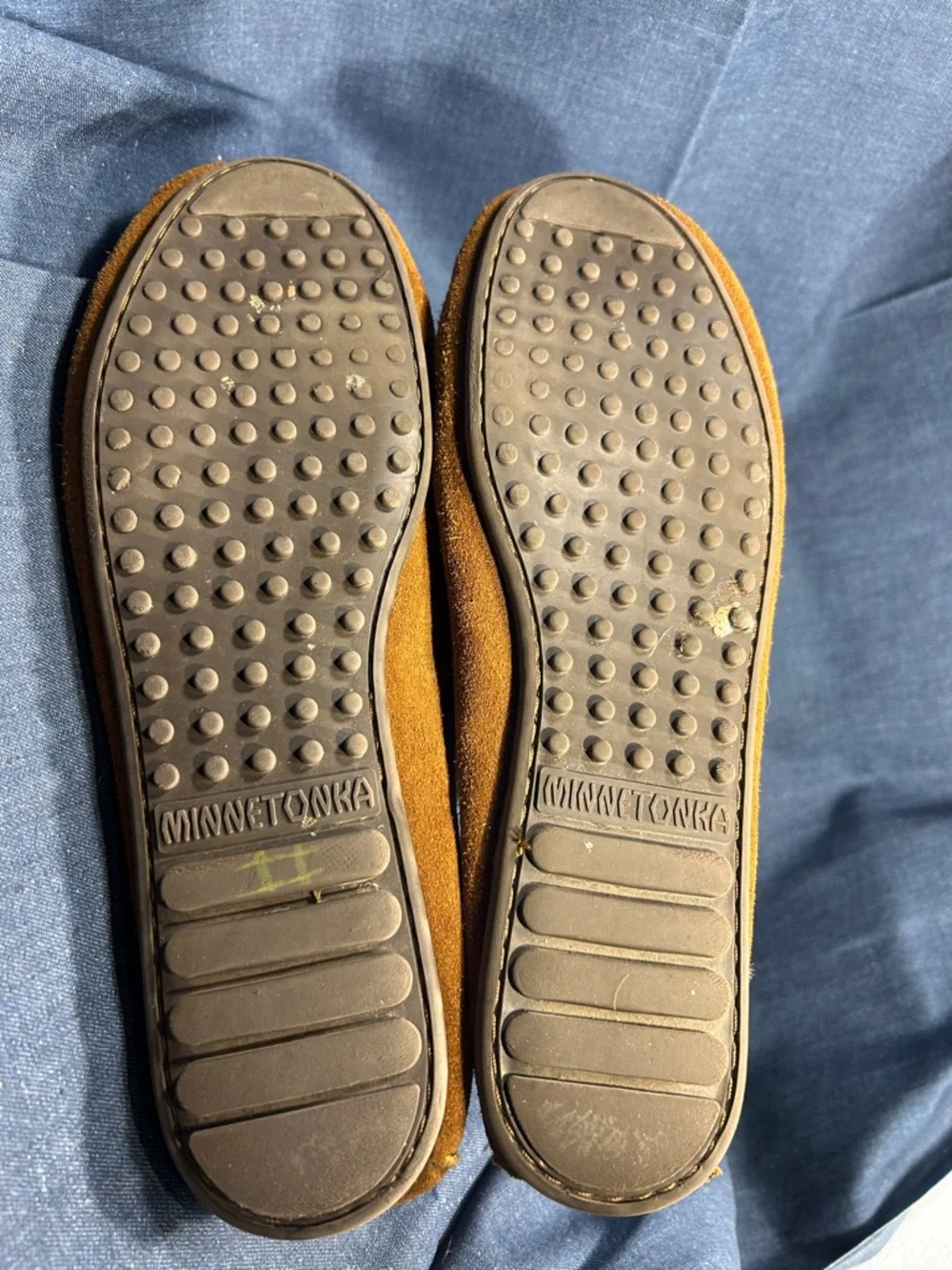 Minnetonka leather moccasins